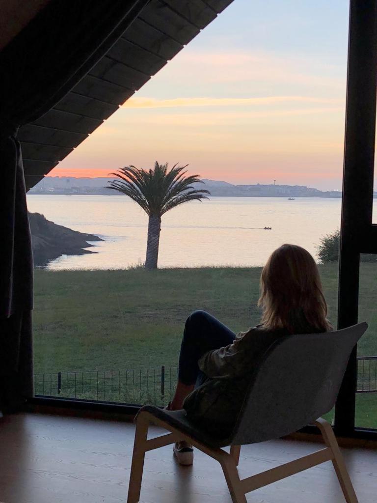 Cabanas De Canide Oleiros Esterno foto