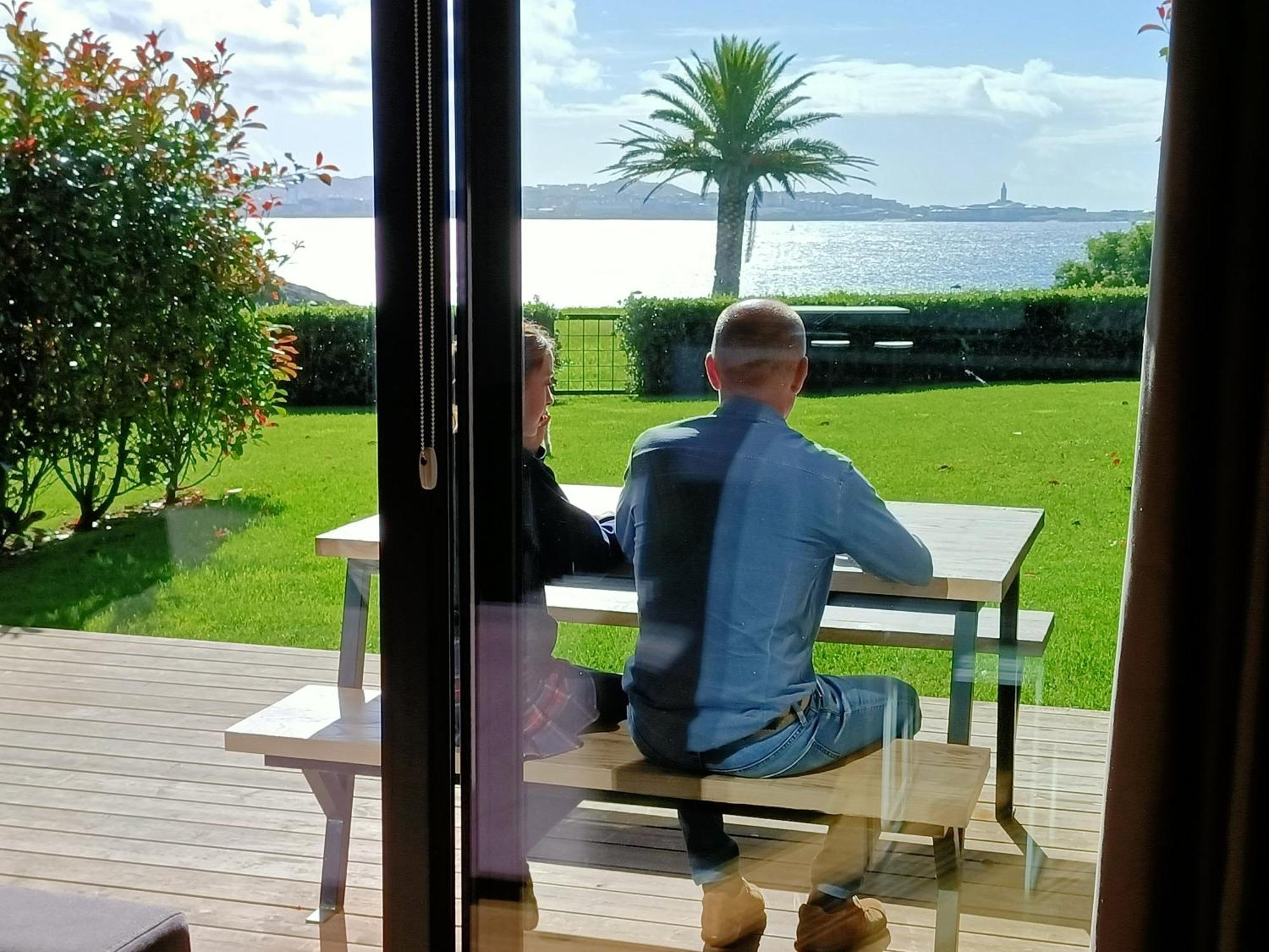 Cabanas De Canide Oleiros Esterno foto